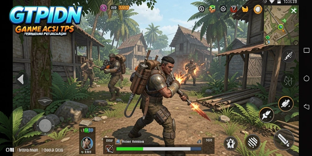 Tampilan gameplay GTPIDN yang mendebarkan dan mengasyikkan.