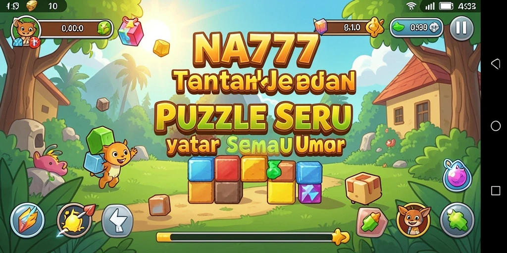 Screenshot permainan NA777 menampilkan teka-teki yang menarik dan menantang.