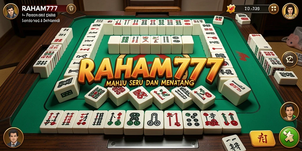 Tampilan gameplay seru dari RAHAM777 dalam permainan Mahjong.