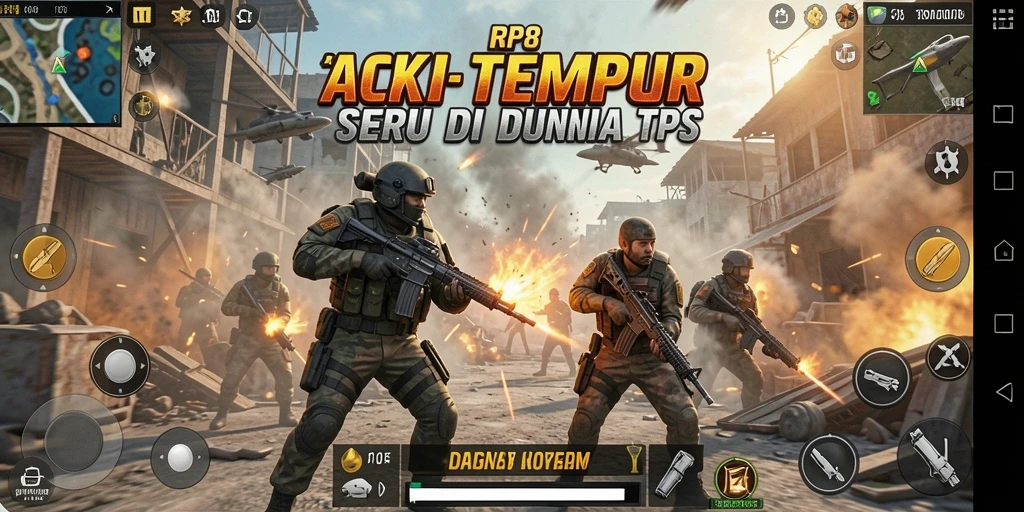 Tampilan action seru dari gameplay RP8