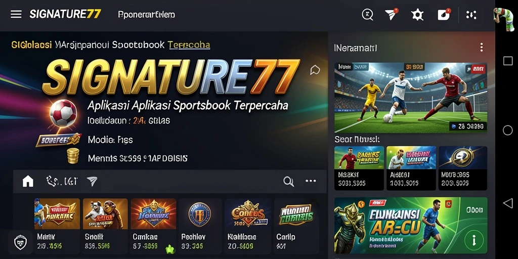 Tampilan gameplay SIGNATURE77 yang menarik dan interaktif.